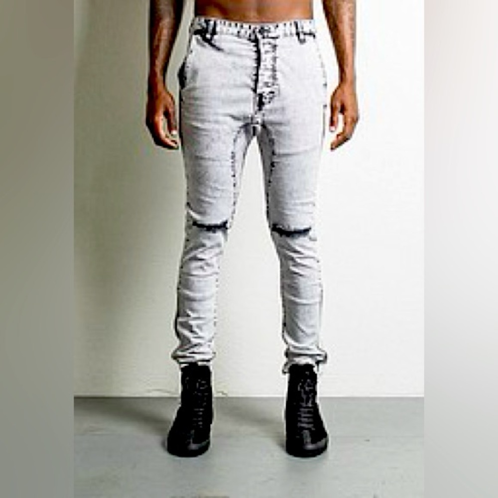 Daniel Patrick x Tyga “T Raww” 2016 Collab – Off-White Slim-Fit Men’s Jeans